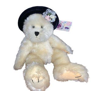 Brown Jointed Oakley Bear 13" Plush Stuffed Animal with Red Bow PBC Tags